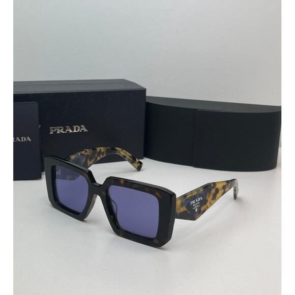 NEW Prada PR23YS Sunglasses in Brown Lilac Mirror
